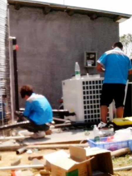 Hot water project of aerospace construction dormitory